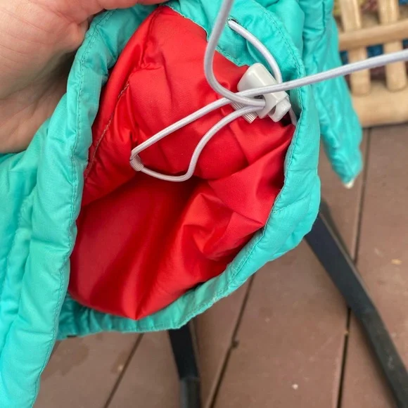 Patagonia Feather Down Puffer Aqua Quilted Jacket - Picture 8 of 12